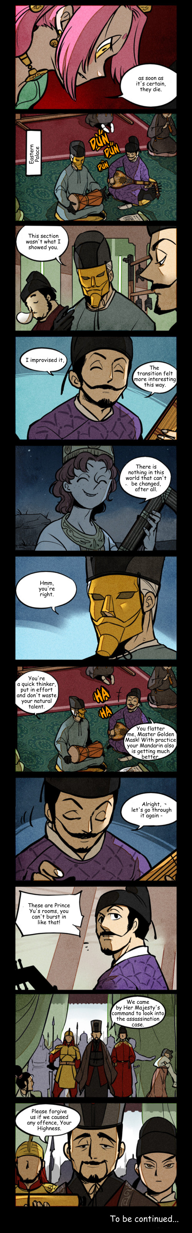 A comics page