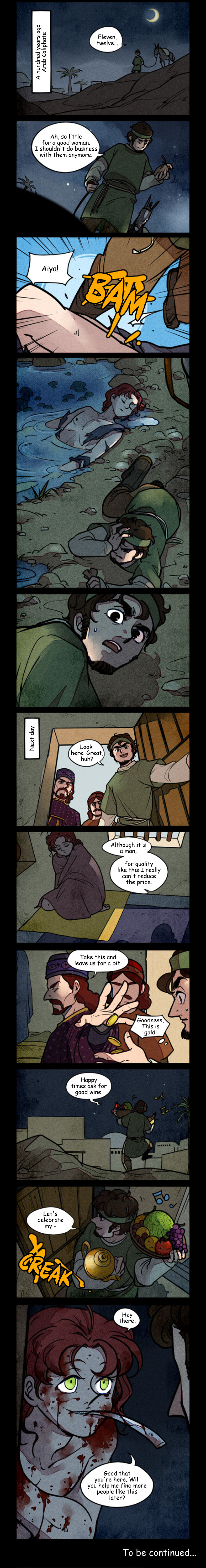 A comics page