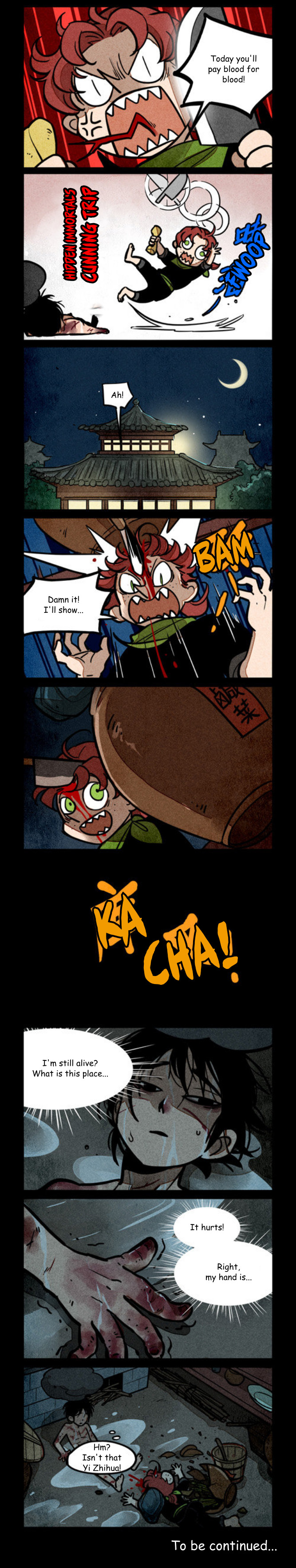 A comics page
